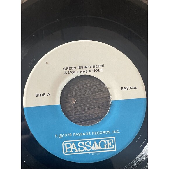 Being Green I Love Trash 45 RPM Record Passage Records Rare Children's Music - Picture 7 of 9